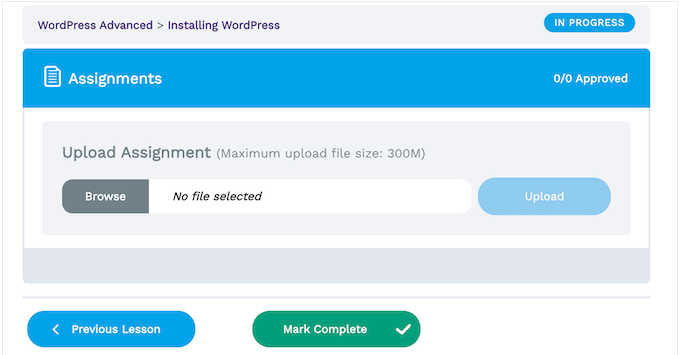 Allowing students to upload assignments to your online training portal Allowing students to upload assignments to your online training portal