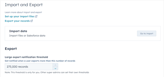 Importing and exporting data from your CRM app Importing and exporting data from your CRM app