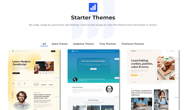 LearnDash's LMS starter themes LearnDash's LMS starter themes