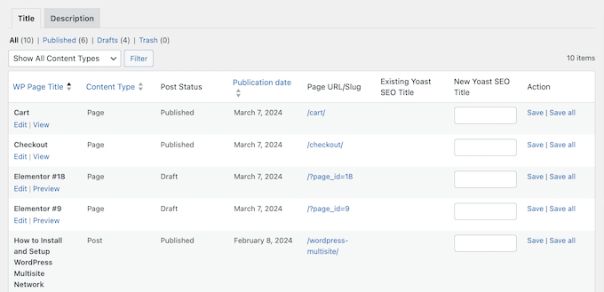 Bulk editing your WordPress pages and posts Bulk editing your WordPress pages and posts
