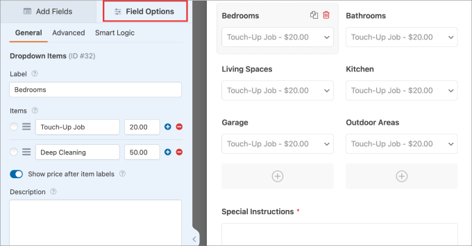 edit fields in wpforms edit fields in wpforms