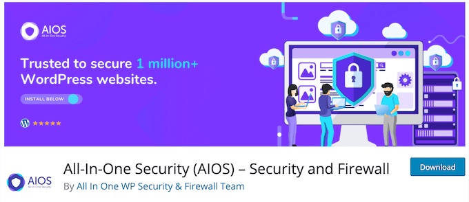 The free All-In-One Security (AIOS) WordPress plugin The free All-In-One Security (AIOS) WordPress plugin