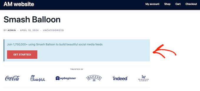 Adding a notification bar to your website, blog, or online marketplace Adding a notification bar to your website, blog, or online marketplace