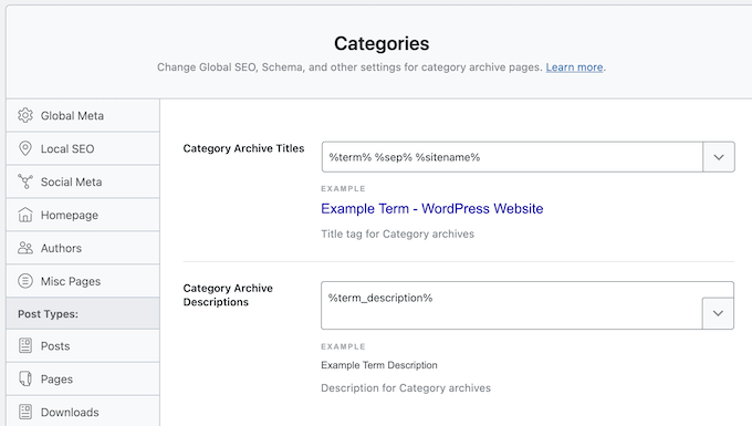 Optimizing your category archive pages for the search engines Optimizing your category archive pages for the search engines