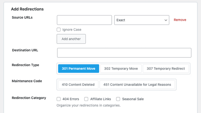 Setting up redirects for your WordPress website Setting up redirects for your WordPress website