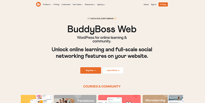 email-reminder-configuration BuddyBoss website