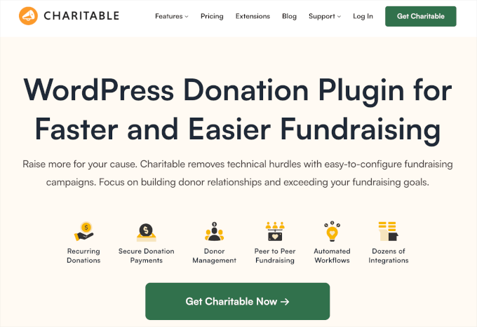 document-settings-color Charitable's homepage