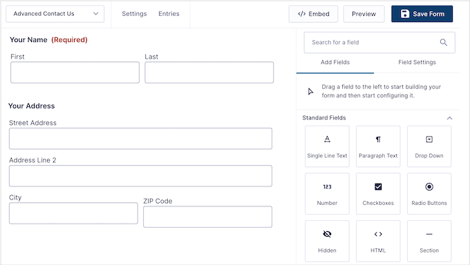 bluehost-web-hosting The Gravity forms drag and drop form builder