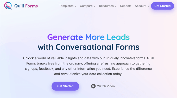 liquidweb-response-time Quill Forms' homepage