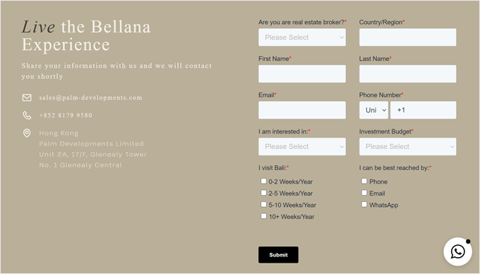 16 melhores softwares e ferramentas para criação de cursos (escolhas de especialistas para 2025) Bellana's contact form