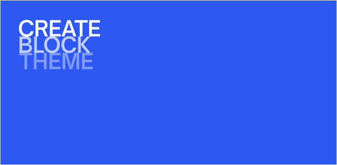 onepagega-addsite Create Block Theme plugin banner