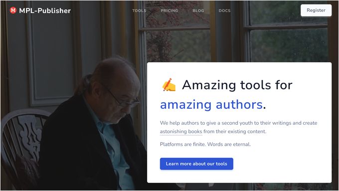 AIOSEOs SEO Statistics tab MPL-Publisher landing page