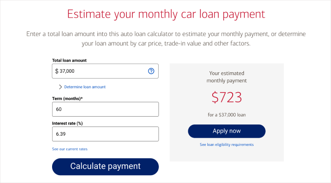 How to generate leads using an online calculator