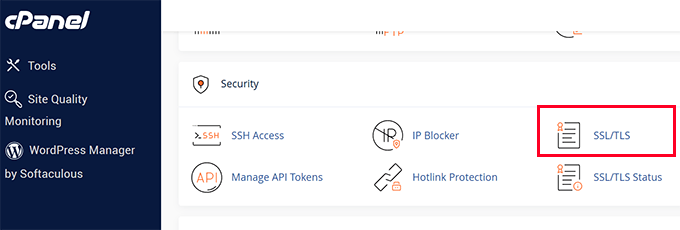 SSL in cPanel SSL in cPanel