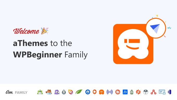 aThemes joins WPBeginner family of products
